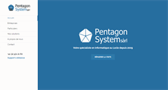 Desktop Screenshot of pentagon-system.ch